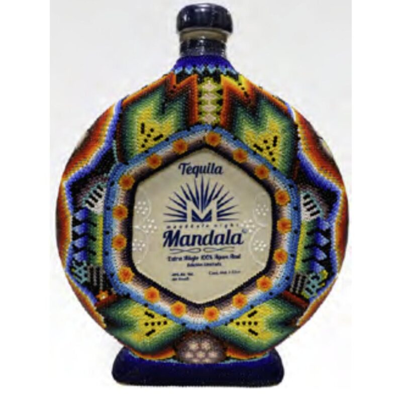 Tequila Mandala Extra Añejo Arte Huichol 1L