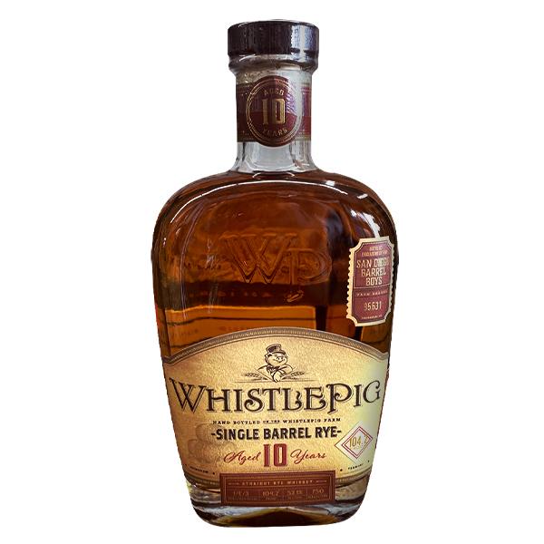Whistlepig 10-year San Diego Barrel Boys Single Barrel Rye Whiskey 16-year
