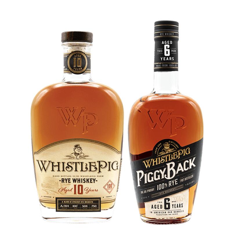 WhistlePig 10 Year + WhistlePig Piggy Back 6 Year
